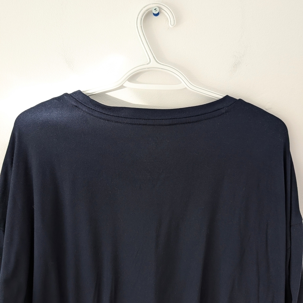 Star Wars Women's Navy Long Sleeve Tee with Yoda ~ Size Large - Picture 6 of 7